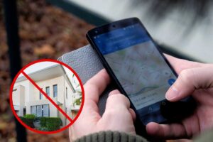 Telefono maps google e casa con divieto