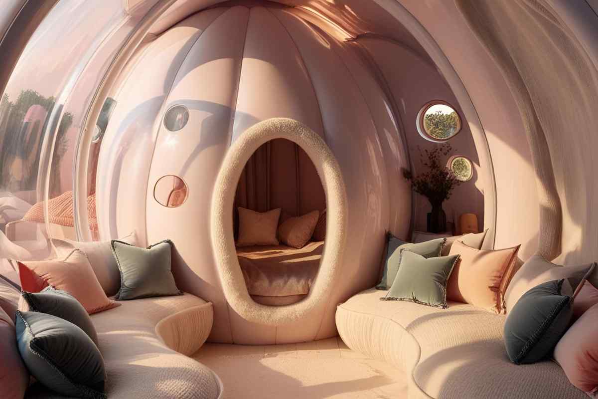 bubble house interno