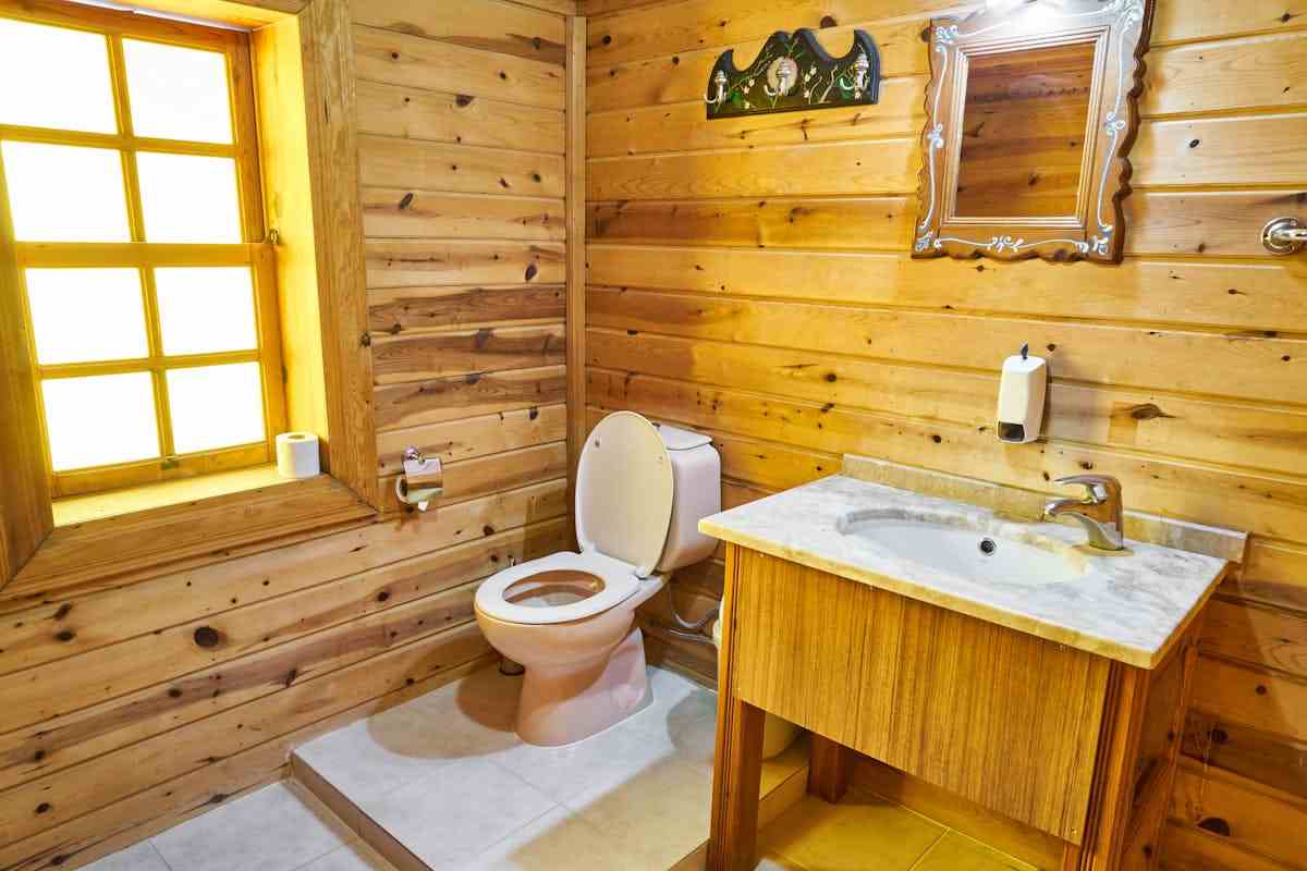 Bagno in legno